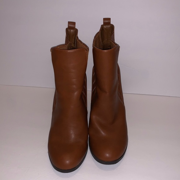 Call It Spring Brown Ankle Booties Size 11 - Picture 3 of 9